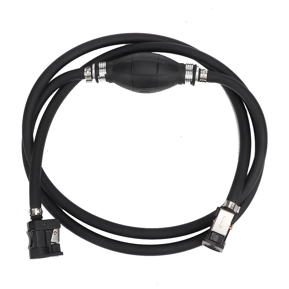 Fuel Line Hose Kit with Hand Pump Compatible with Yamaha Outboard Motor