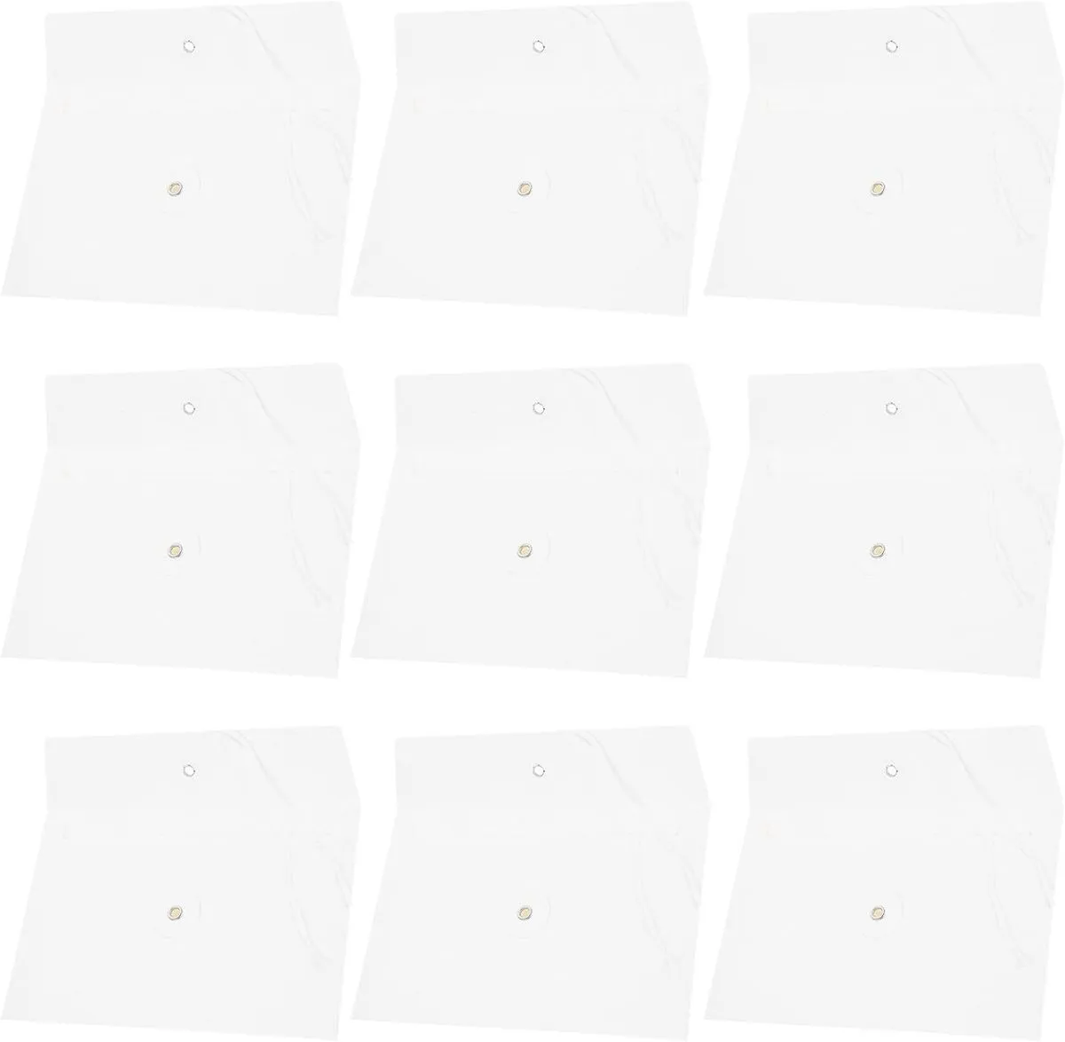 Vintage Thickened White Envelopes for Invitations 10pcs Compact