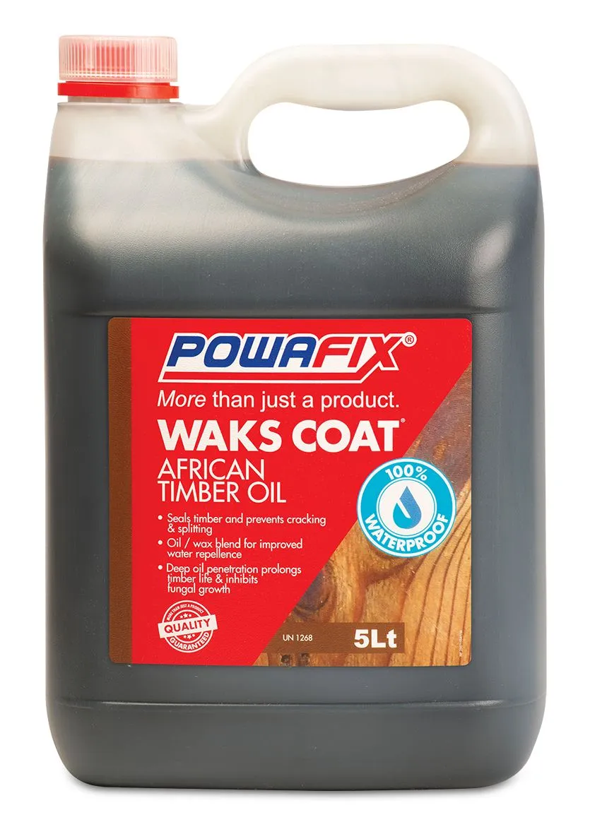 Powafix Waks Coat Timber Oil 5L