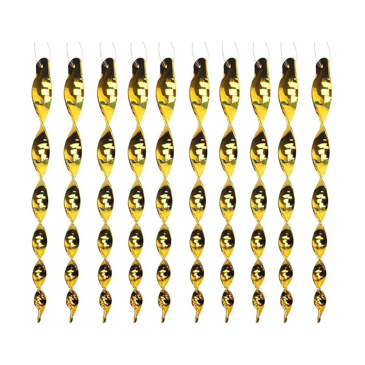 30/50 Pcs Golden Bird Deterrent Scarer Rods Reflective - 30Pcs