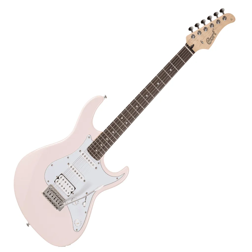 Cort G200 Electric Guitar - HSS - Various Colours - Pastel Pink
