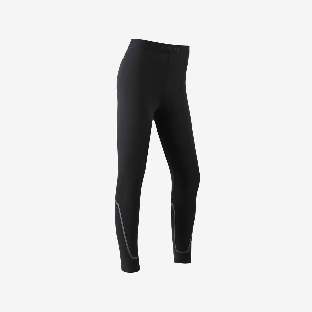 Kipsta Kids' Football Base Layer Leggings Black - 100 Series