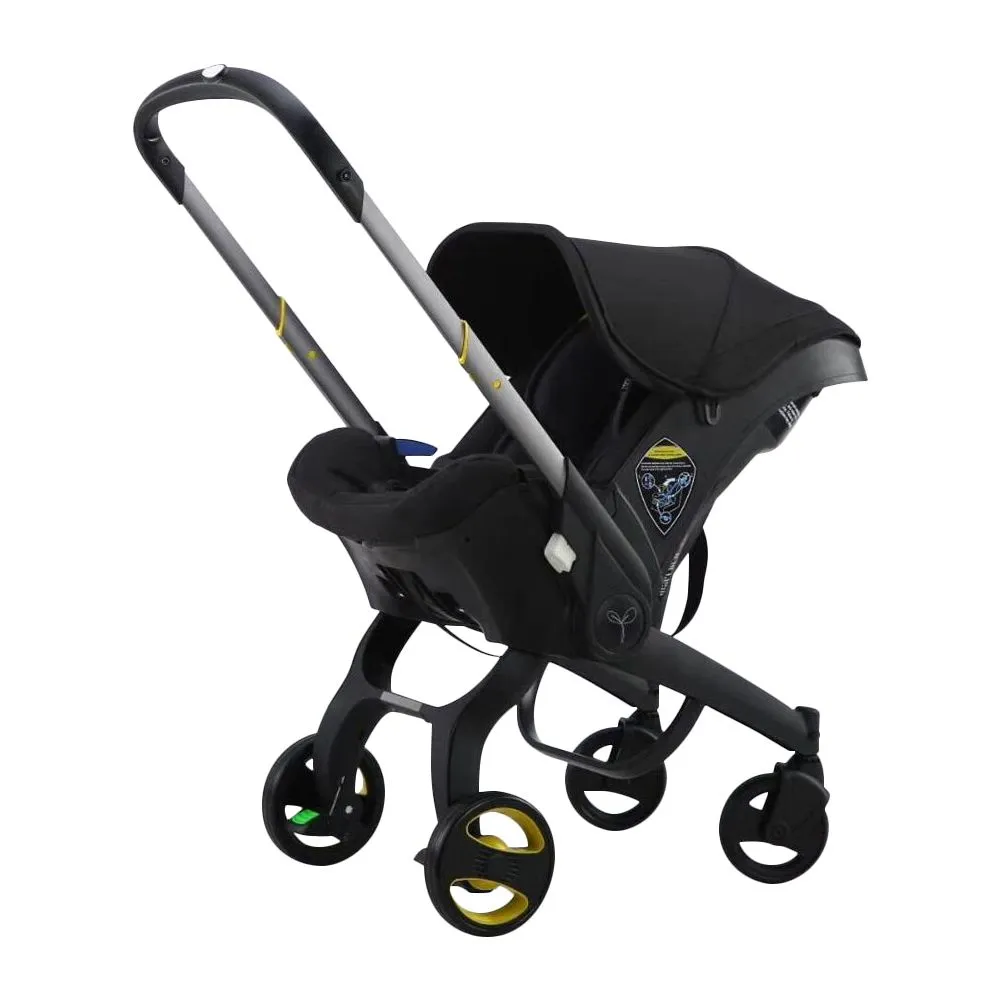 4 in 1 Baby Stroller, Cradle, Car Seat and Baby Basket - Black