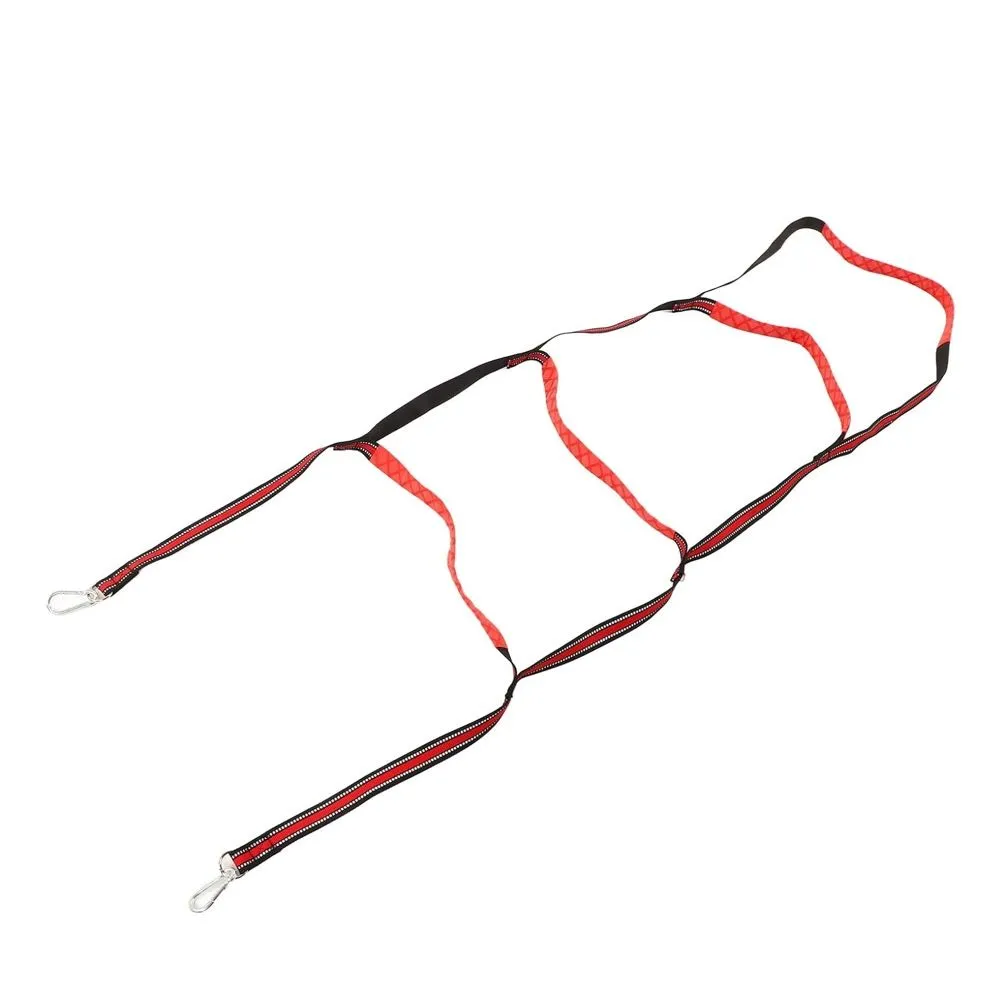 Sport Safety Portable Nylon Strong Boat Boarding Rope Ladder (128cm)-4 Step