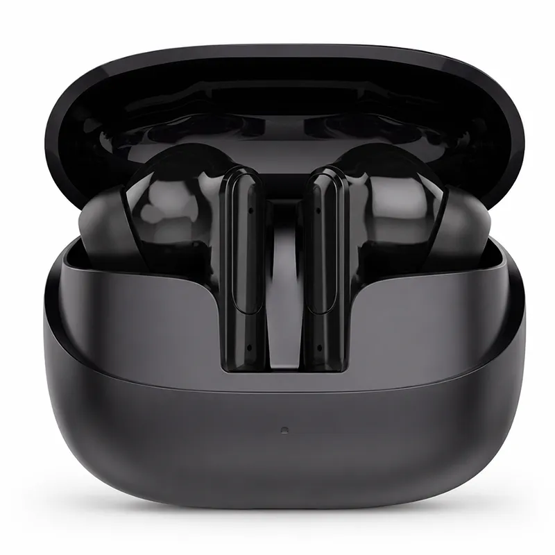 True Wireless Earphones with Bluetooth 5.3 & Type-C Charging - Black
