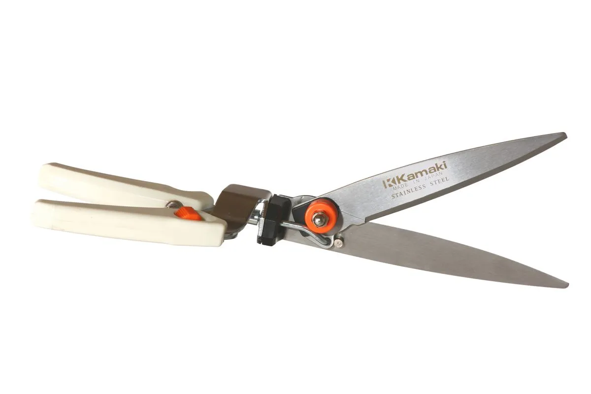 Kamaki No. L-3220S rotating lawn scissors (stainless steel)