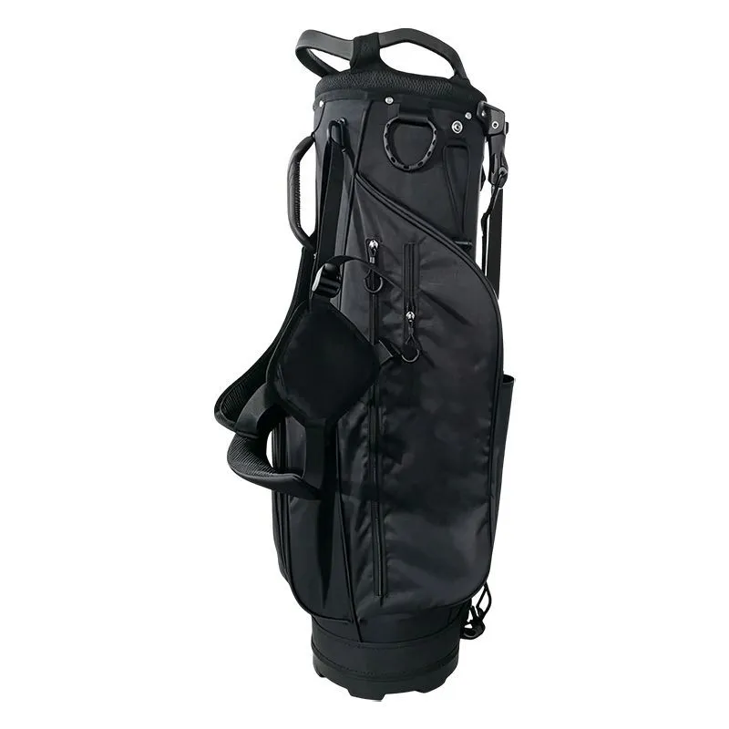 Portable Golf Stand Bag with Double Strap & Multi Pockets for Men Women