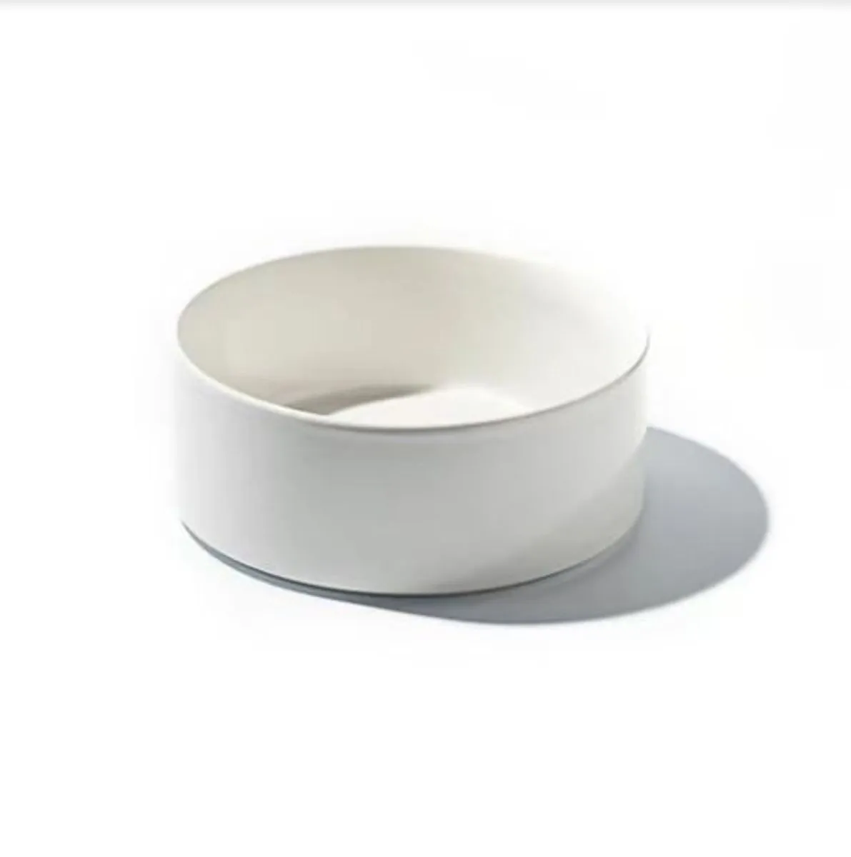 4-Piece White Ceramic Bowl Set (15cm × 6cm each)