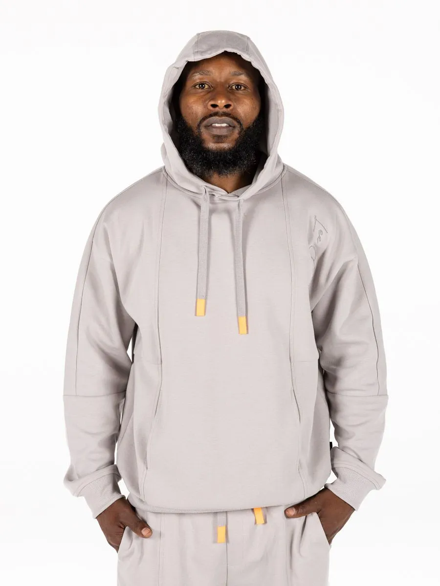 Lee Cooper Men's Long Sleeve Hoodie: Arnaud Grey
