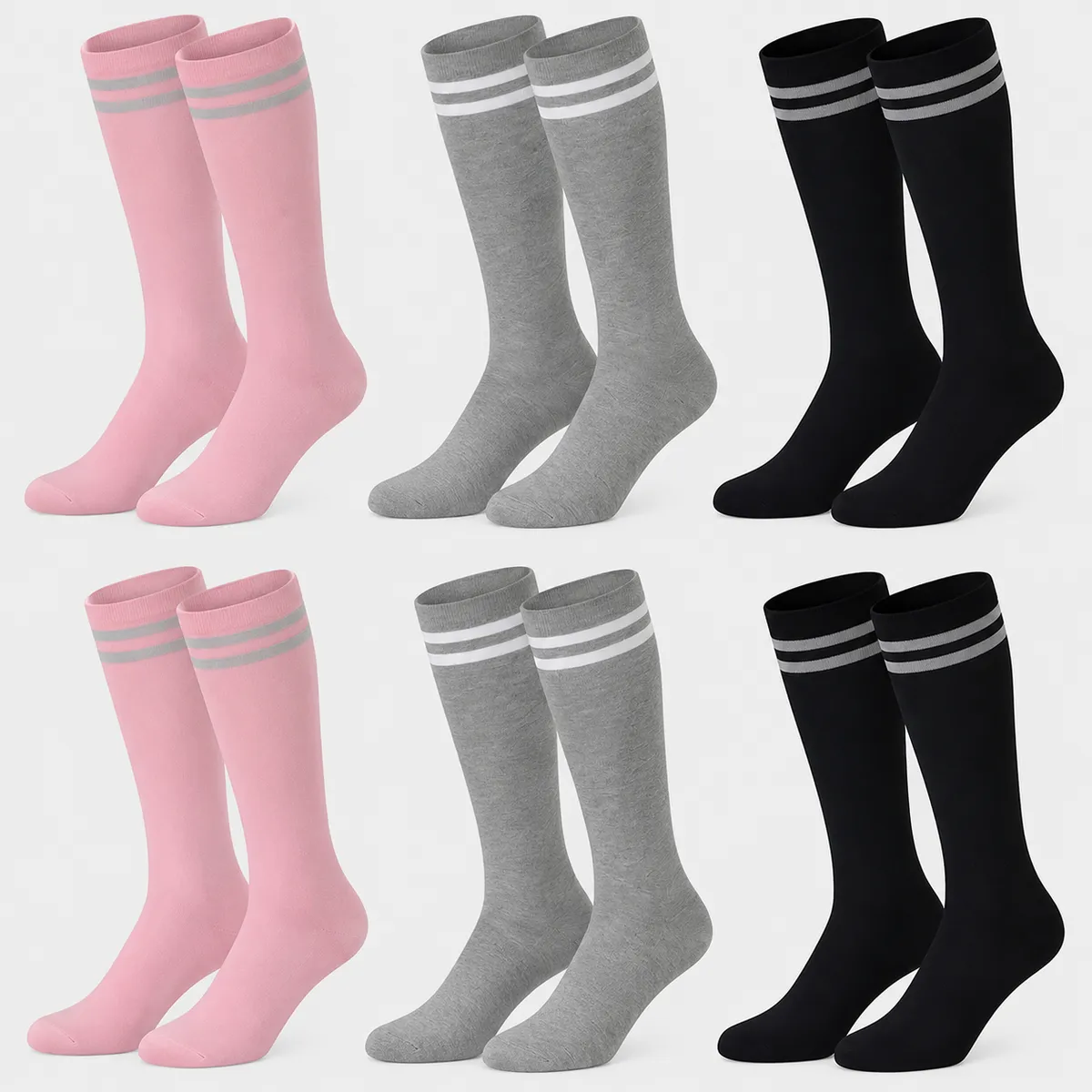 6 Pairs Maternity and Sports Compression Socks