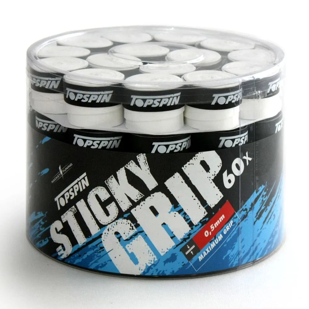 Sticky Overgrip 60 box - 0.5mm - White