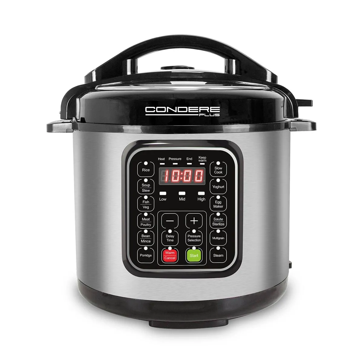 CONDERE 6L Electric Pressure Cooker, Smart Rice Cooker, Slow Cooker