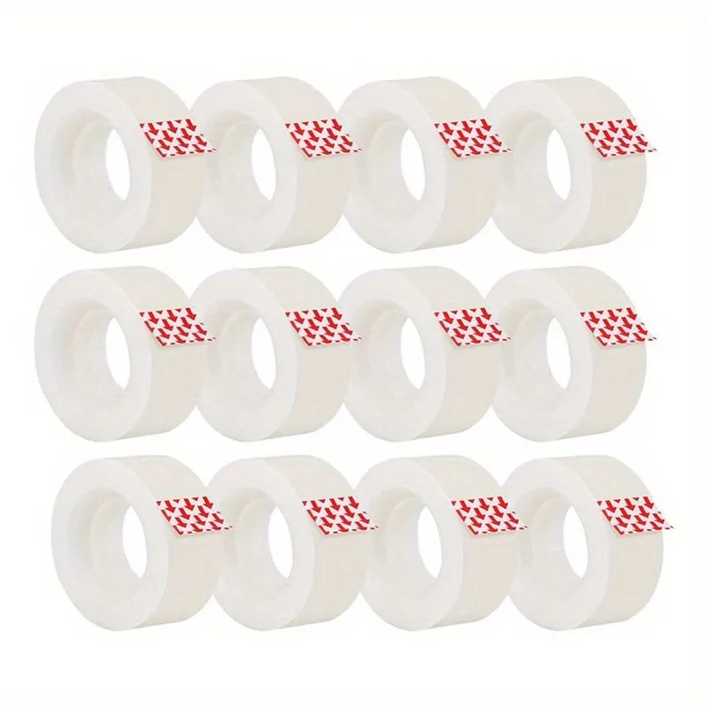 12-Pack Clear Heavy-Duty Packing Tape-Transparent Tape for Moving & Pack
