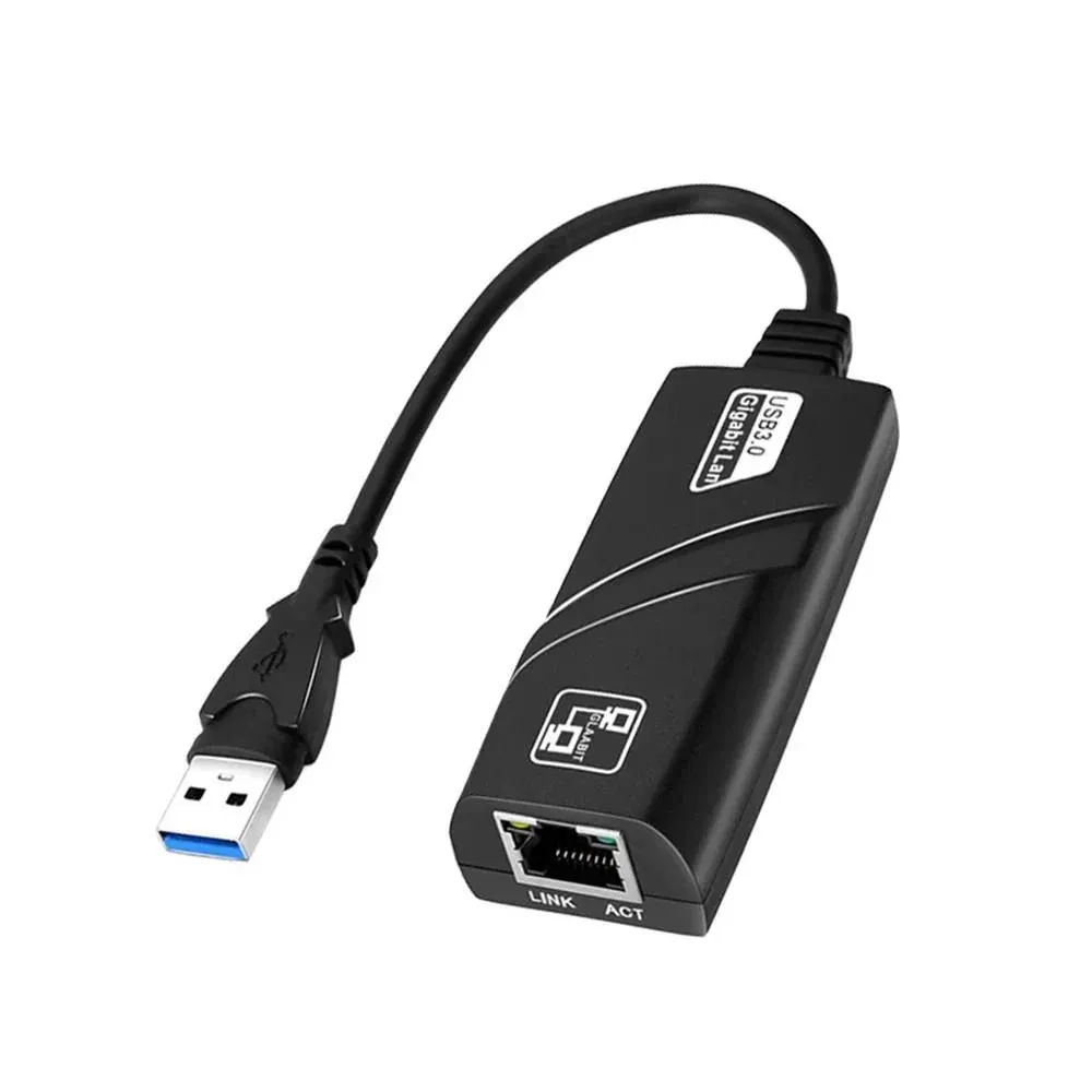 1000Mbps USB 3.0 Wired USB To Rj45 Lan Ethernet Adapter