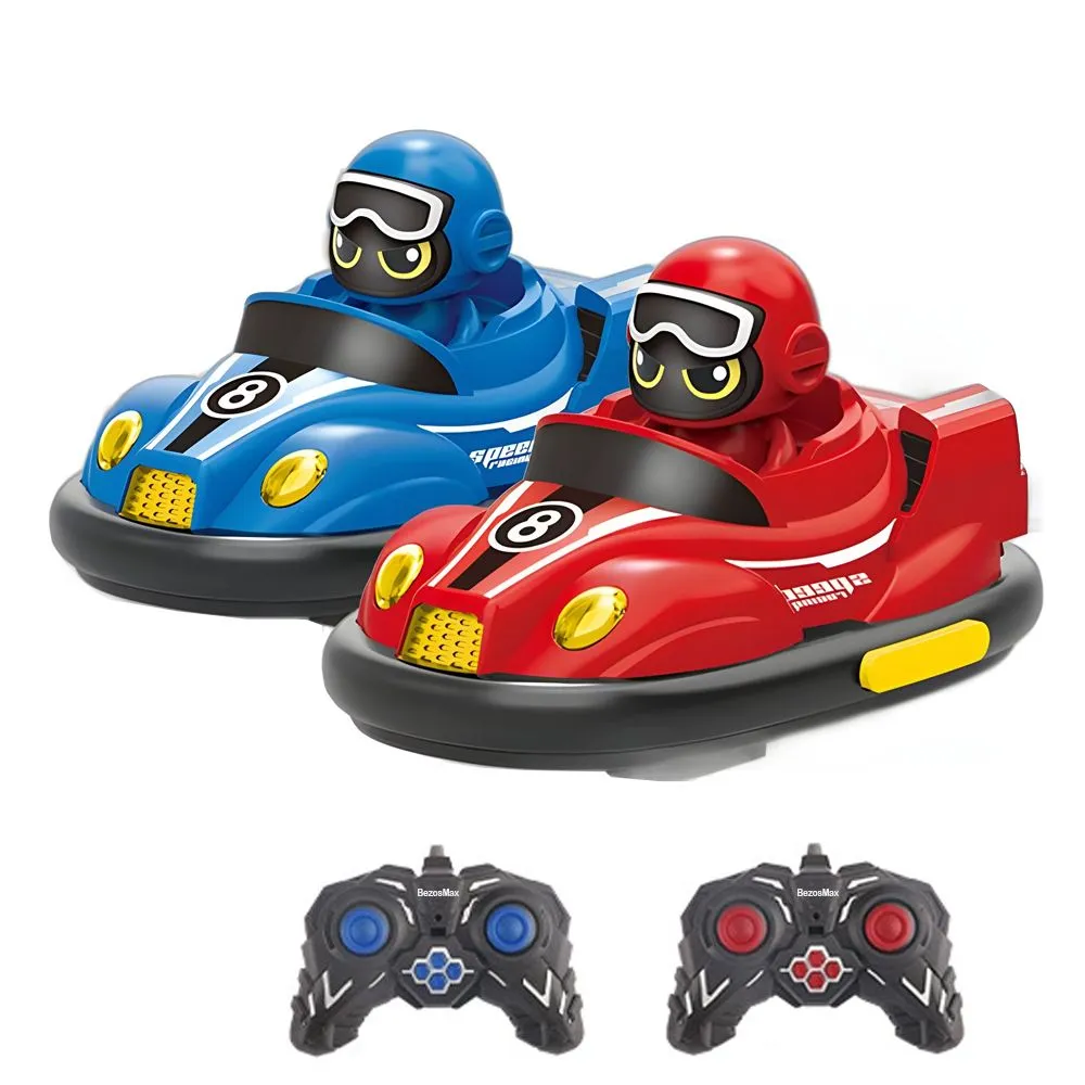 BezosMax RC Ejecting Cars for Kids, Remote Control Bumper Cars Toys - 2 Pack
