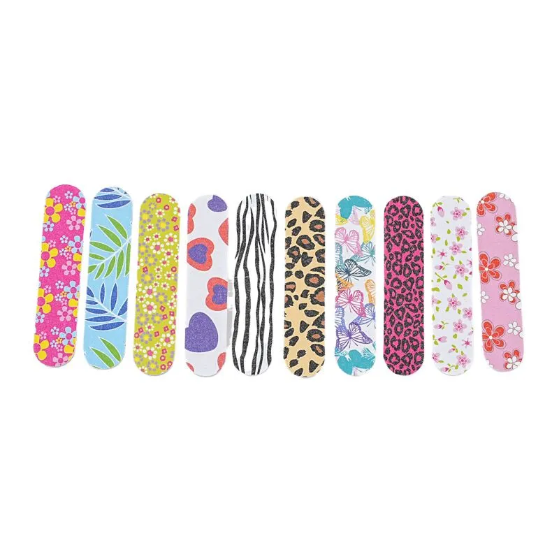 50 Piece Mini Nail File Set - Double-Sided 180/240 Grit Emery Boards