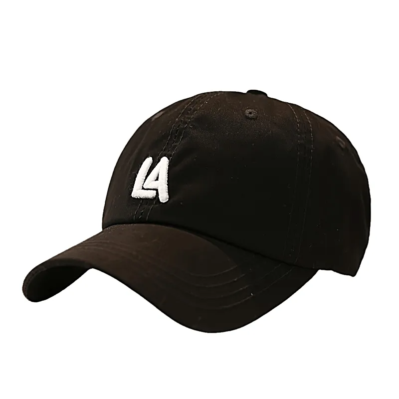 Minimalist Letter Versatile Baseball Cap, Sun-Protective Sunshade Cap - Black