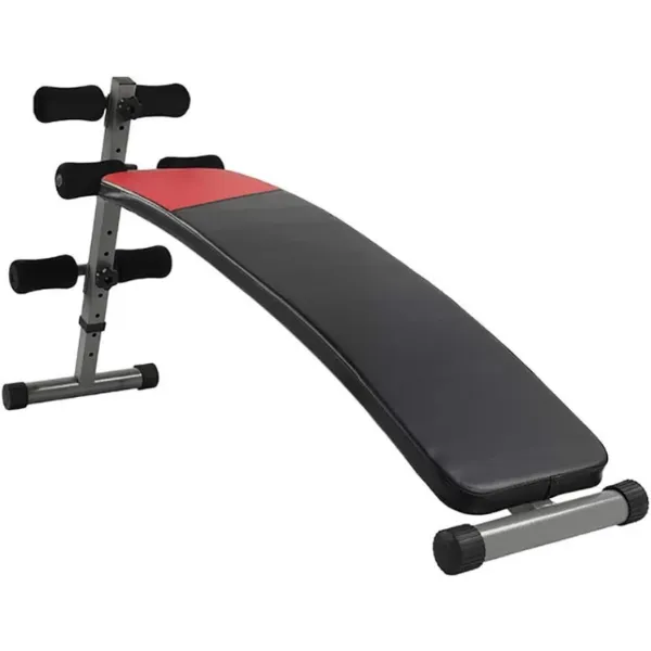 Adjustable Strength Incline/Decline Exercise Abdominal Folding Bench Black