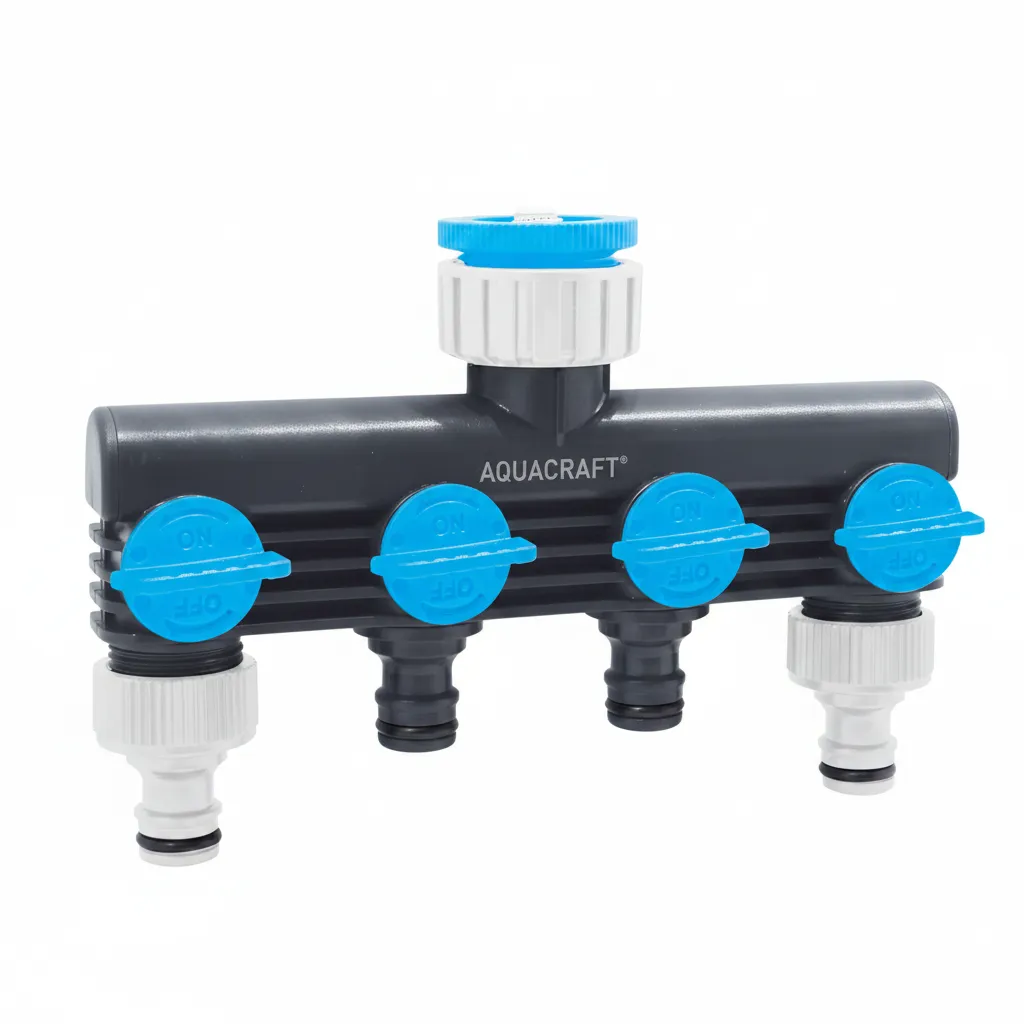 Aquacraft Multi Outlet Tap Connector for Efficient Garden Irrigation