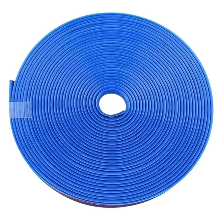 Universal Protective Decorative Stick-On Wheel/Rim Guard Trim - Blue