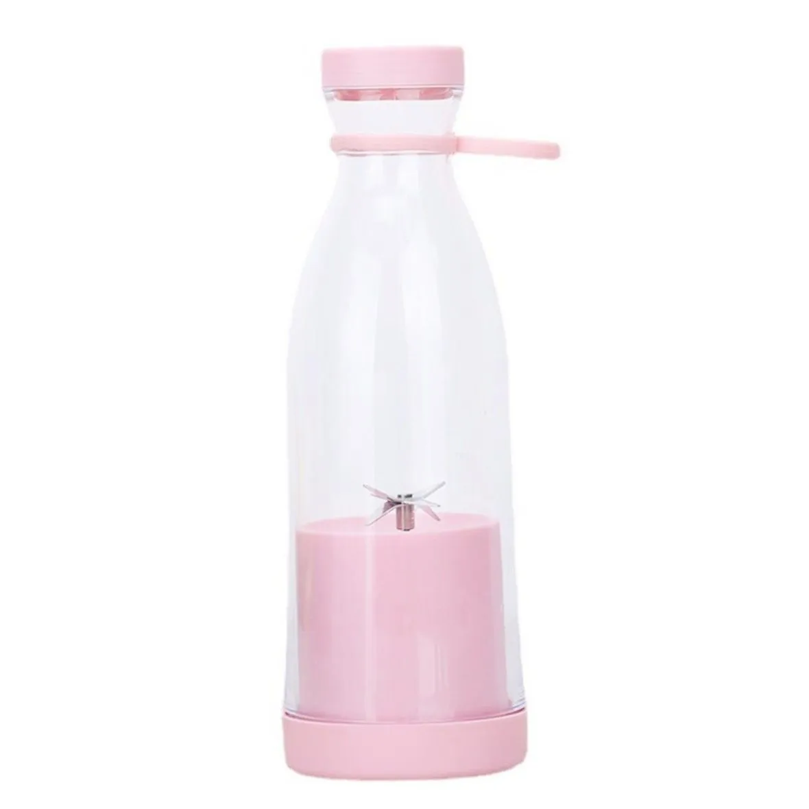 Portable Personal Blender,Fast Juicer Blender,420ML Blender For Juicing - Pink