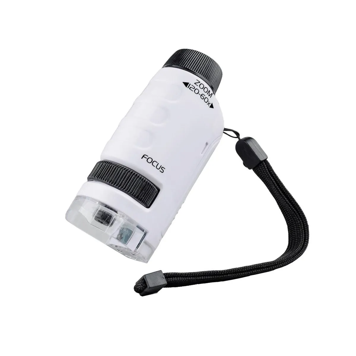 Microscope with LED Light & Phone Clip Portable 60-100X Optical