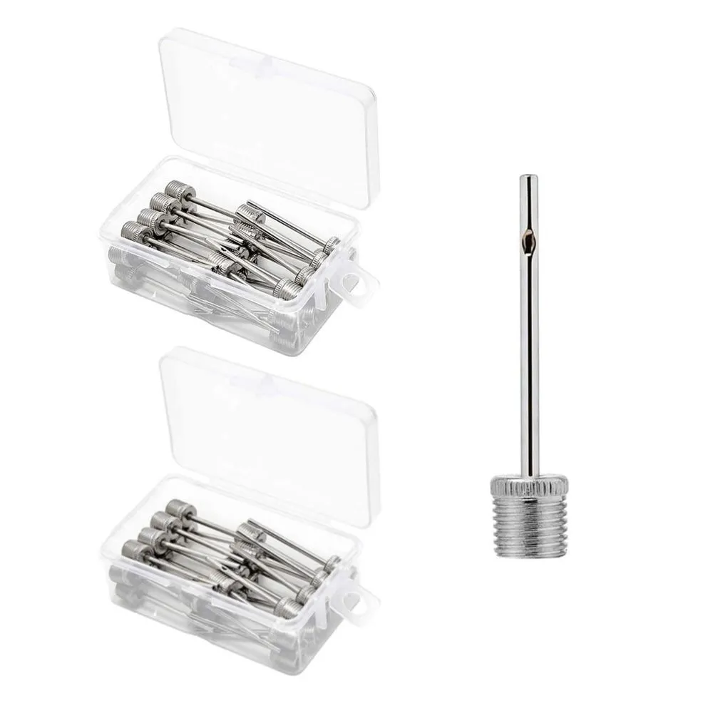 Tool Sports Ball Dual-Port Inflating Pump Needle Adapter 4cm - 60 Piece