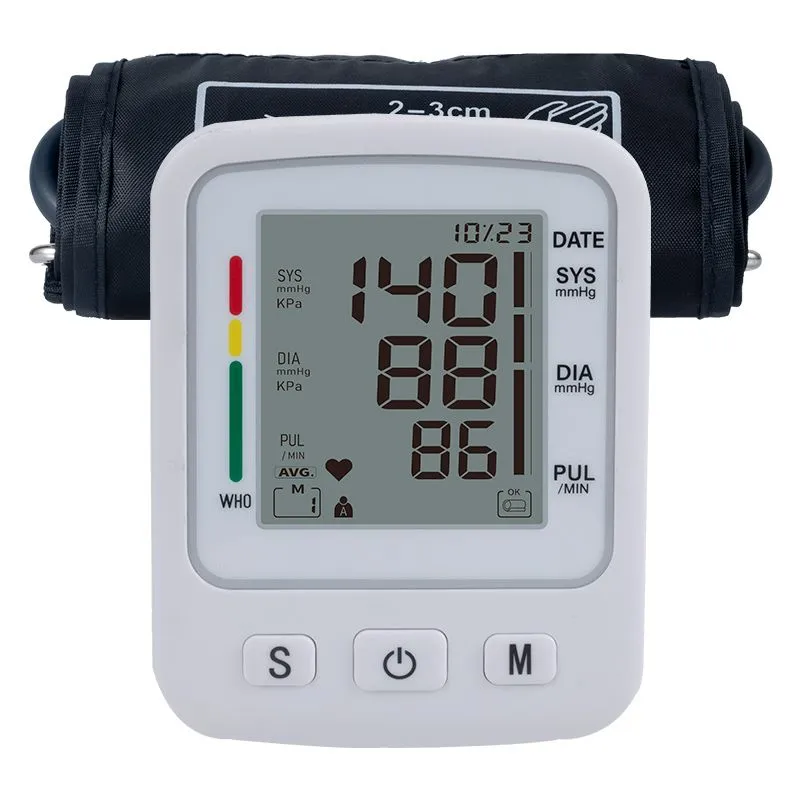 Blood Pressure Monitor Upper Arm Automatic Voice for Home Use BP Monitors