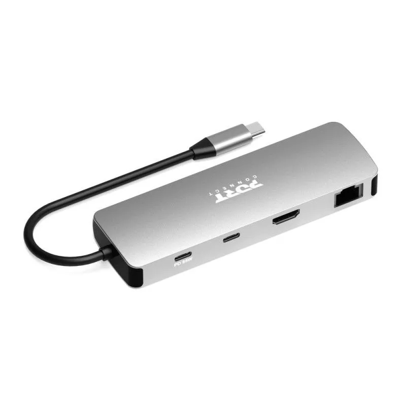 PORT USB-C 9 In 1 Docking Station 4K HDMI 85W Power Delivery Aluminium