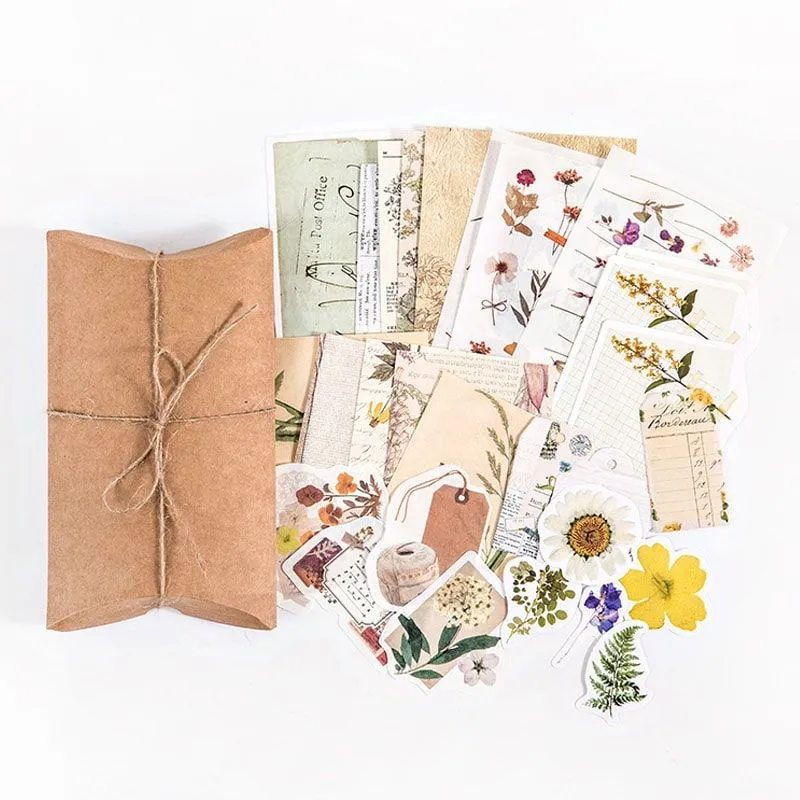 La Laila Scrapbooking Flower Supplies Pack - 30 Pieces