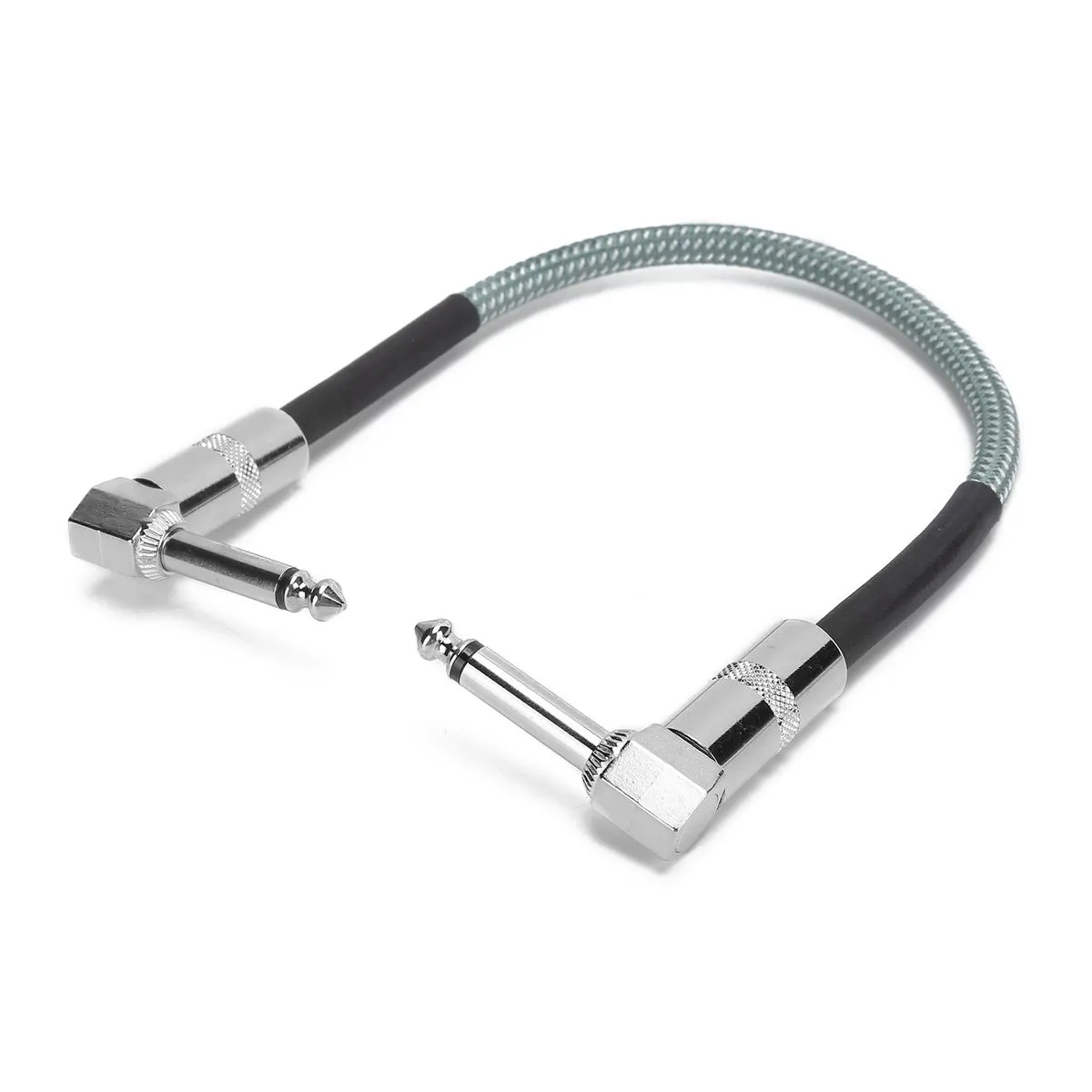 6.35mm Guitar Cable for Electric Bass Pedal Mixer, 15CM