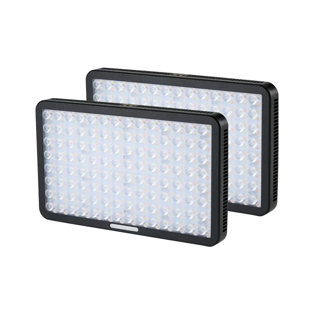 amaran Pano 60c Dual Light Kit, with Stands and Kit Carry Bag - Charcoal