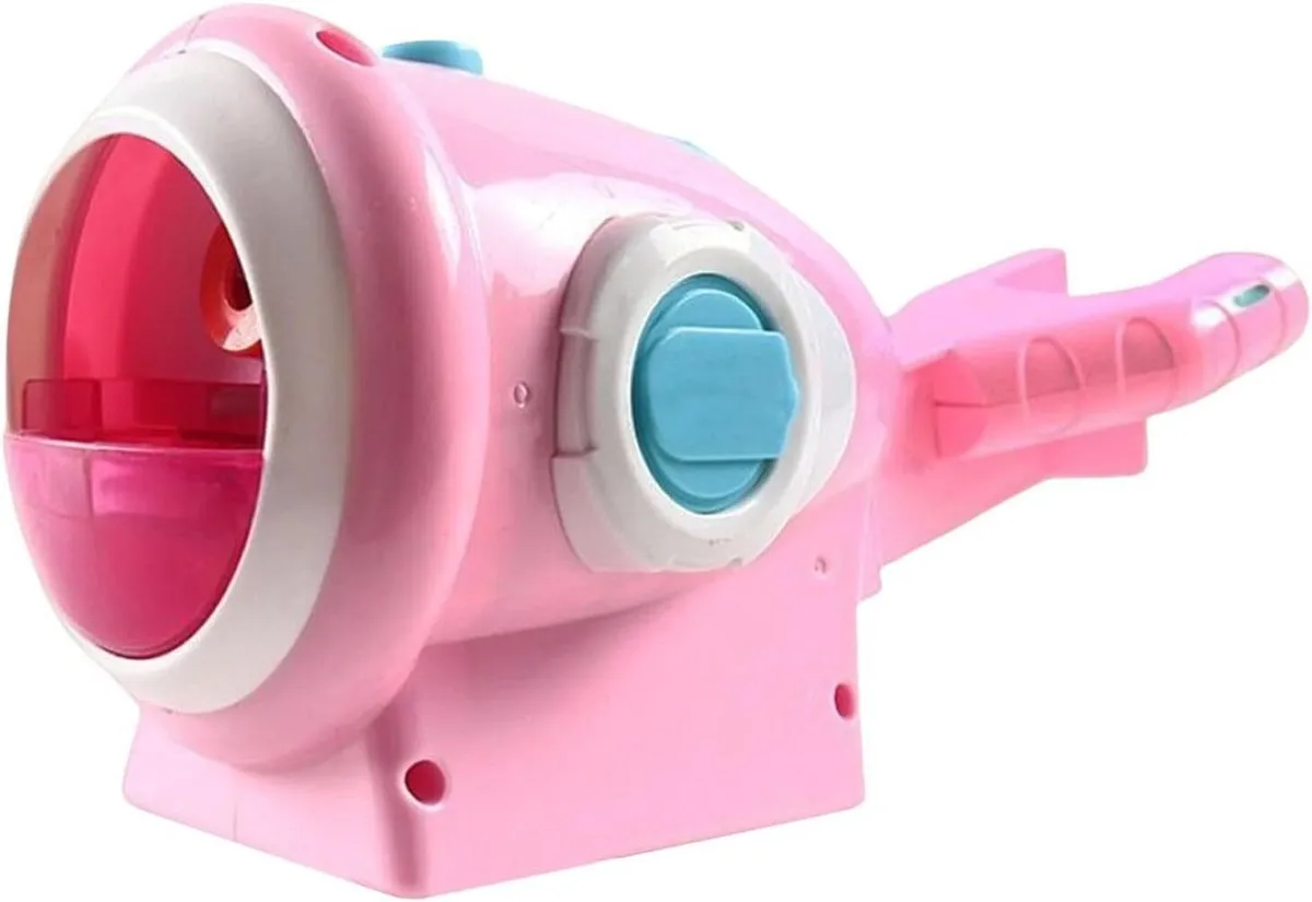 Kids Bike Bubble Machine with LED Lights Pink