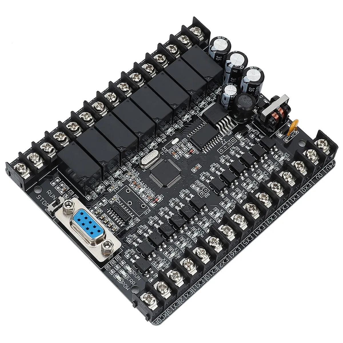 PLC Controller FX1N-20MR Board with Monitor