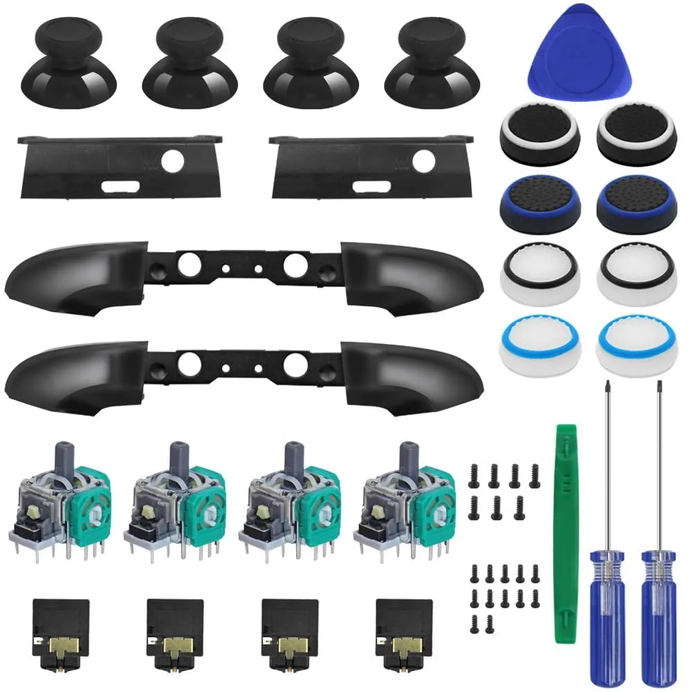 27 PCS Xbox One Controller Repair Kit, SourceTon LB RB Bumper Buttons