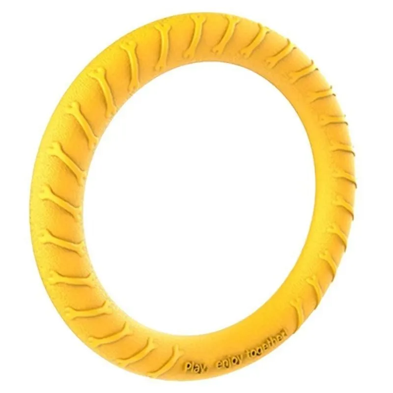 Indestructible Chew Dog Ring Toy, Durable Rubber Fun Boredom-Busting Gadget