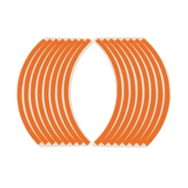 Motorcycle Rim Tape Sticker - Orange Tape
