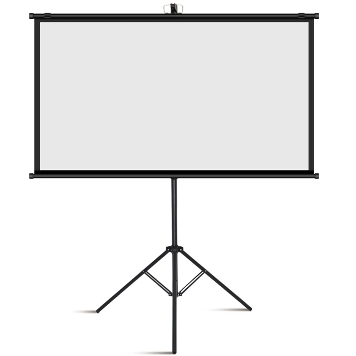 Projection Screen with Tripod Stand,100" Folded Portable Projector Screen