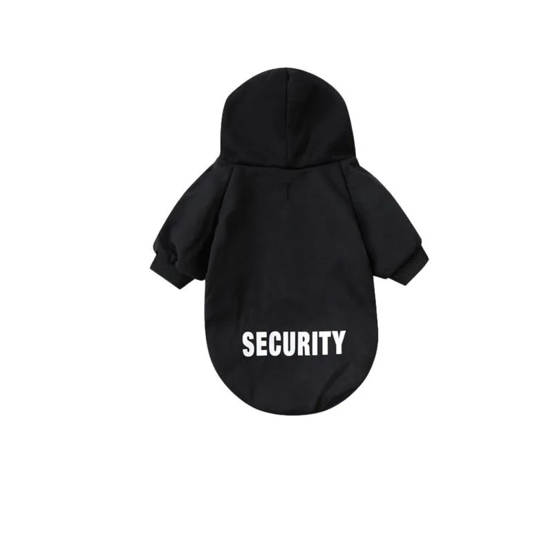 Dog Hoodie T Shirt - Security - Extra Small