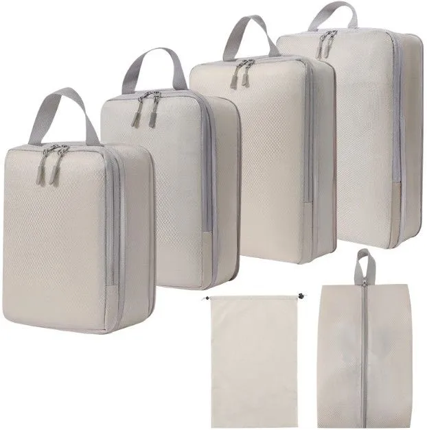 Travel bags compression organiser - 6 Pack