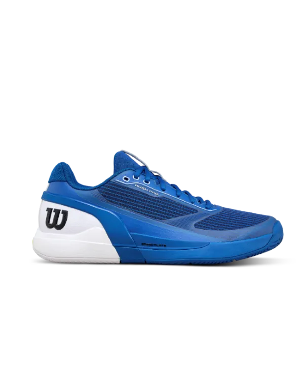 Wilson Mens Rush Pro 5 Deja Vu Blue/White/Black Tennis Shoe