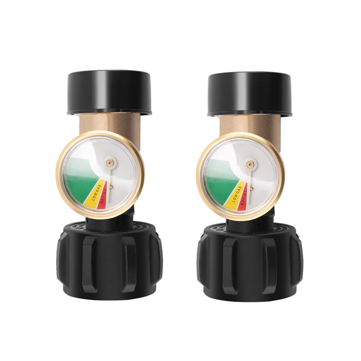 2 Pcs Propane Tank Gauge With Type 1 Connection Propane Leak Detector