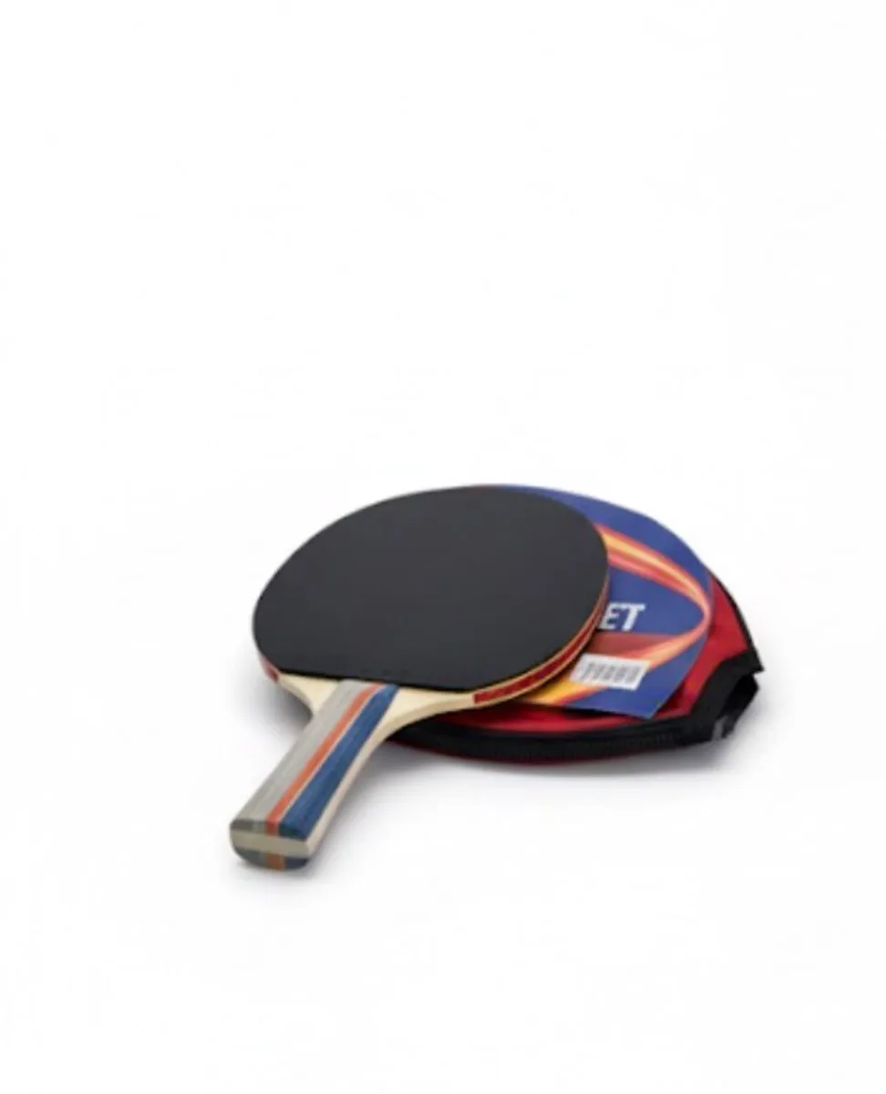 Ping Pong Paddle Table Tennis Racket - Black, Brown