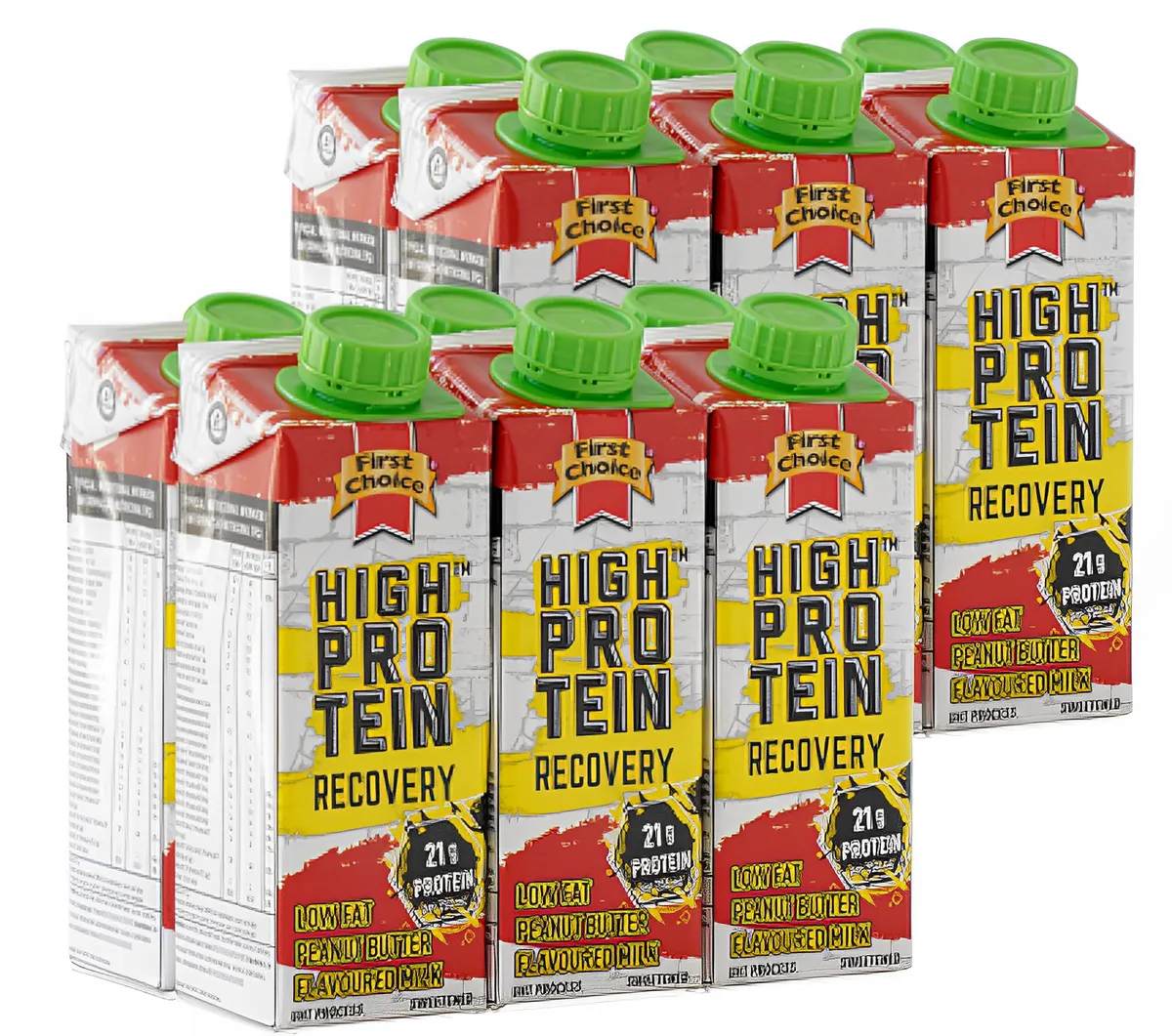 First Choice High-Protein Rec Milk- Peanut Butter Flavour - x6 Pack (250ml)