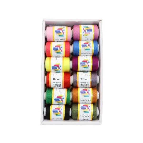 Set of 12 - Sewing Threads - MultiColor