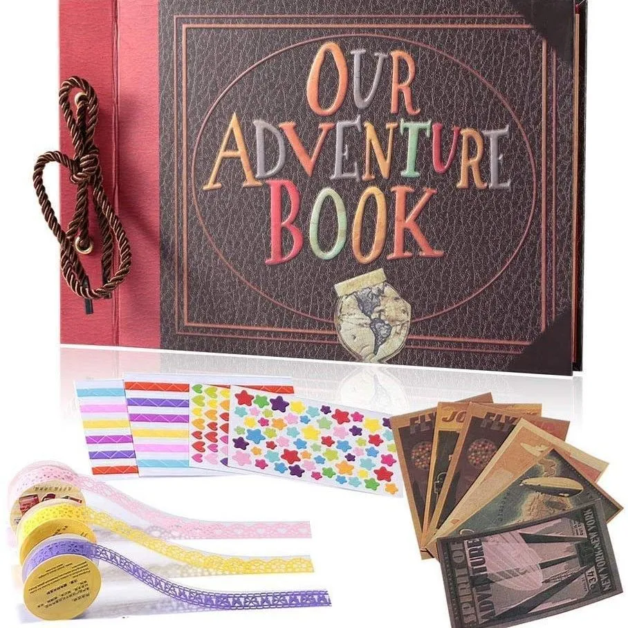 Adventure Book DIY Handmade Scrapbook Movie Guest Book