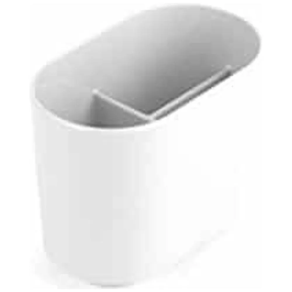 Umbra Step Toothbrush Holder White Melamine Bathroom Accessory