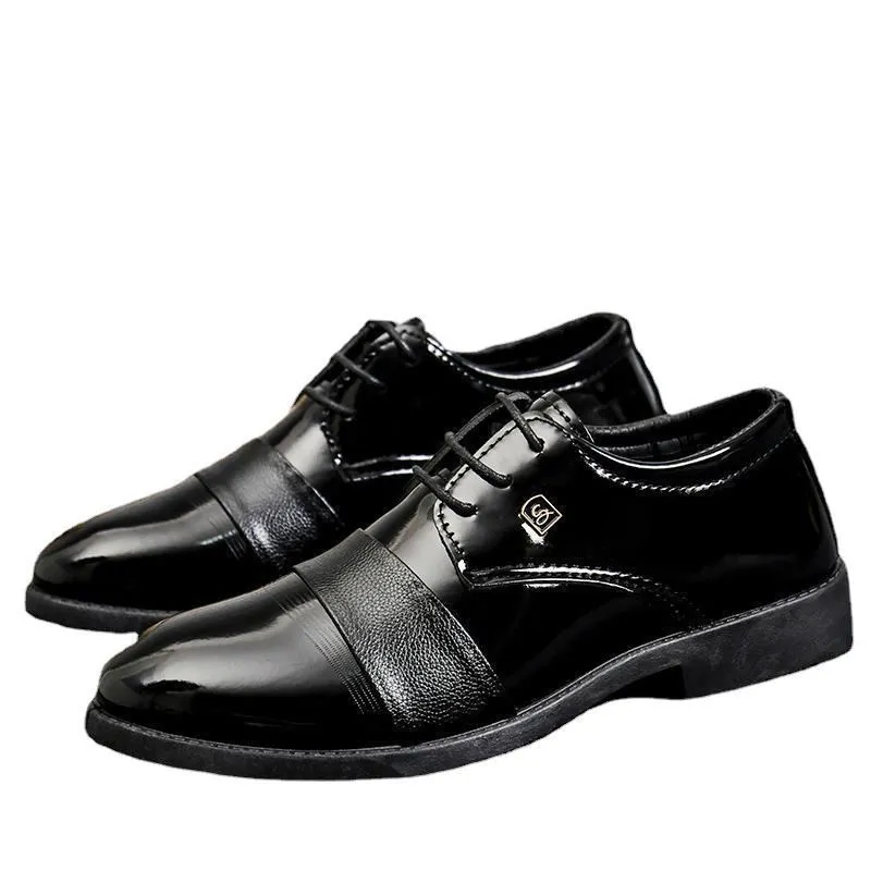Leather Oxford-Men's Classic Business Dress Shoes Oxford Work Formal Shoes