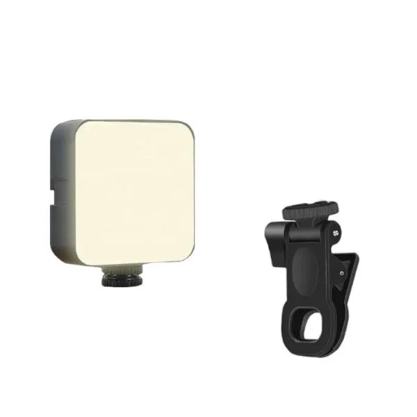 Clip On Rechargable and Battery Operated 7 Modes LED Fill Light Pack of 2