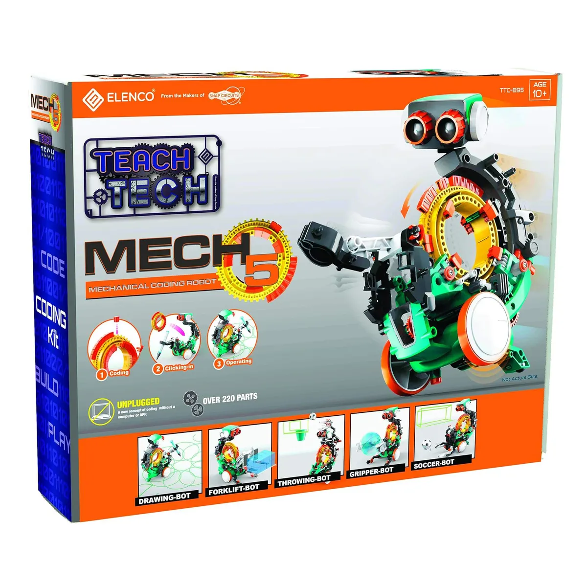 TEACH TECH Mech-5 Mechanical Coding Robot